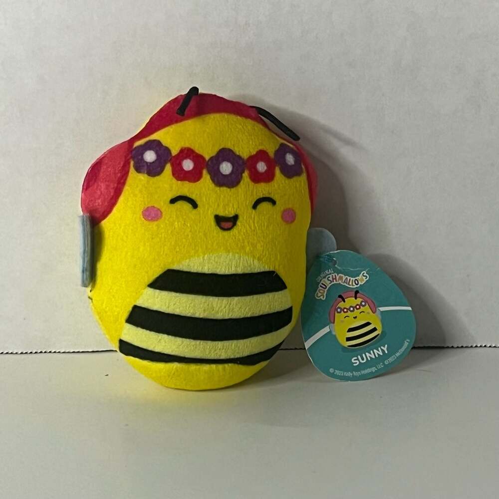 2023 McDonald's Happy Meal Squishmallows Sunny the Bee 3" Plush Toy